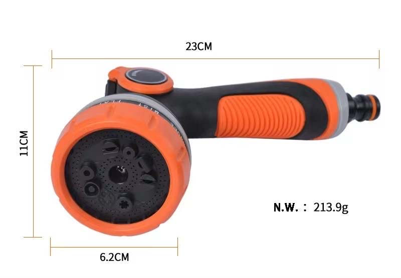 Multi Function Gaden Hose Spray Nozzle