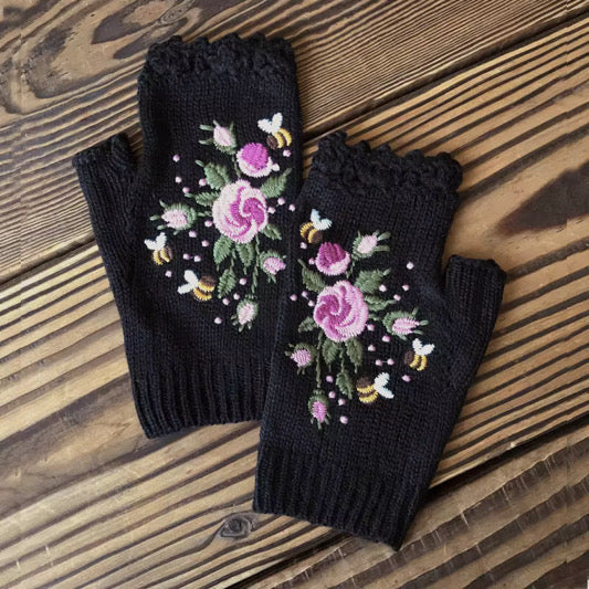 GardenStitch Fingerless Gloves
