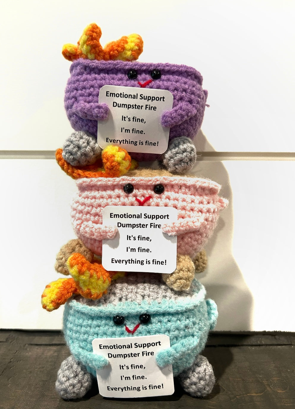 Crochet Dumpster Fire