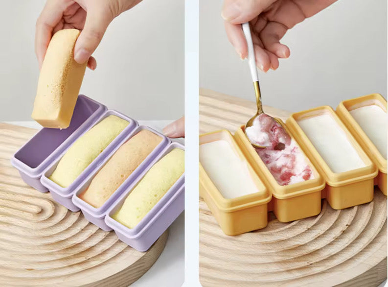 Silicone Rectangle Ice Mold Trays
