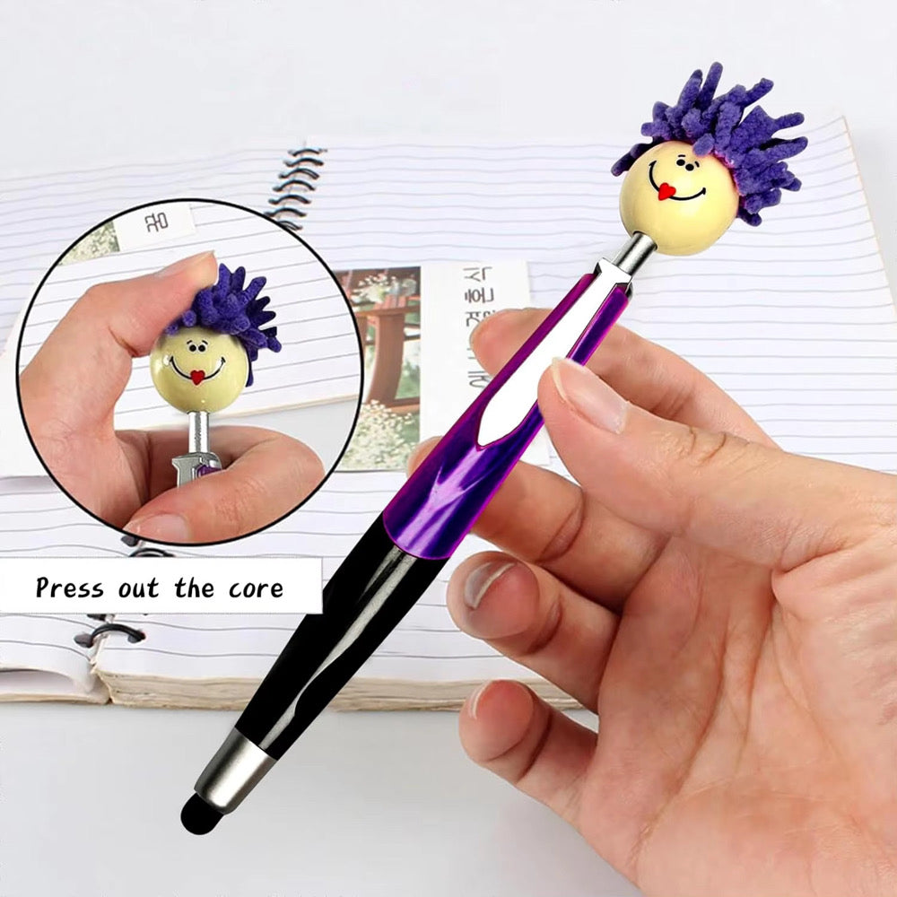 Trending 8 Piece Funny Mop Head Pen Set