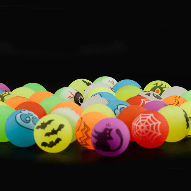 Glow In The Dark 50 Piece Halloween Bounce Balls