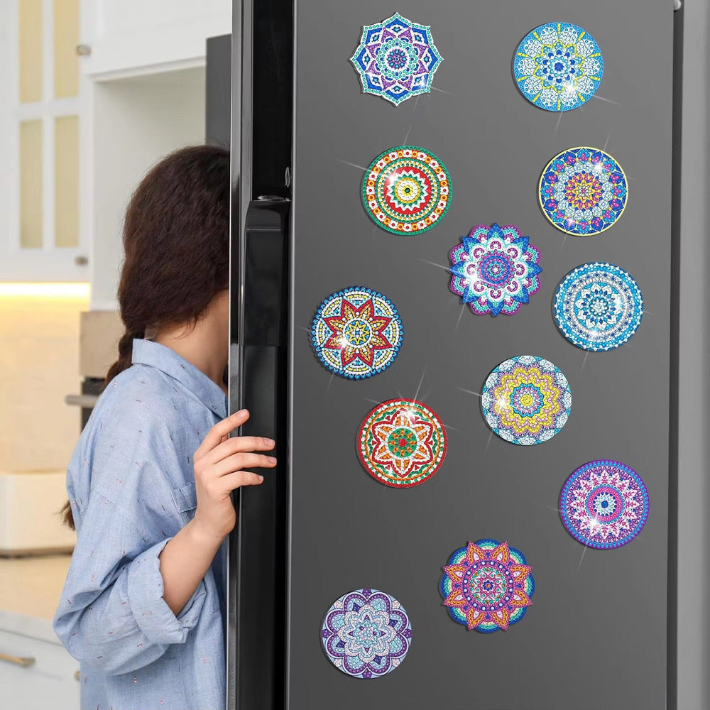 12 Piece Magnetic Diamond Painint Kit