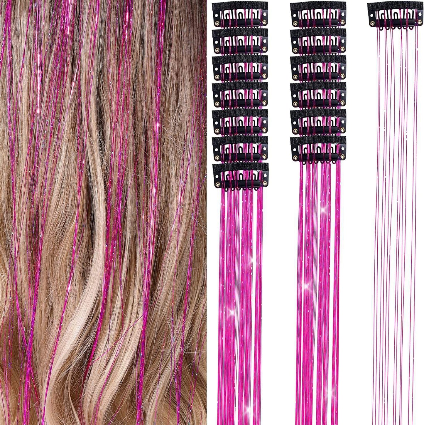 Fun Clip In Hair accent