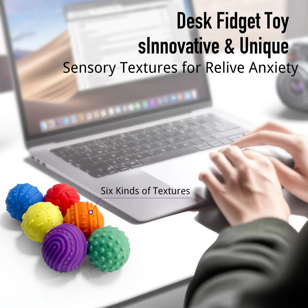 Silicone Magnetic Sensory Ball Set
