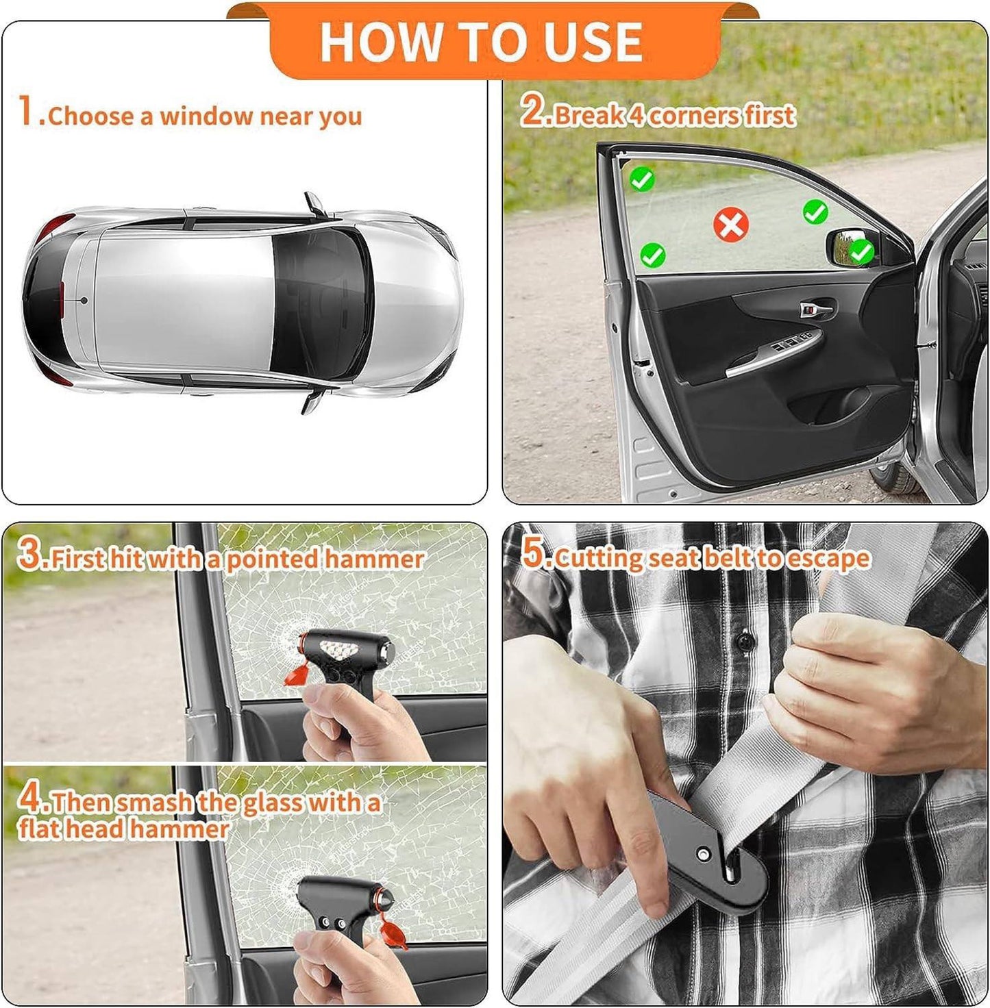 Car Safety Hammer