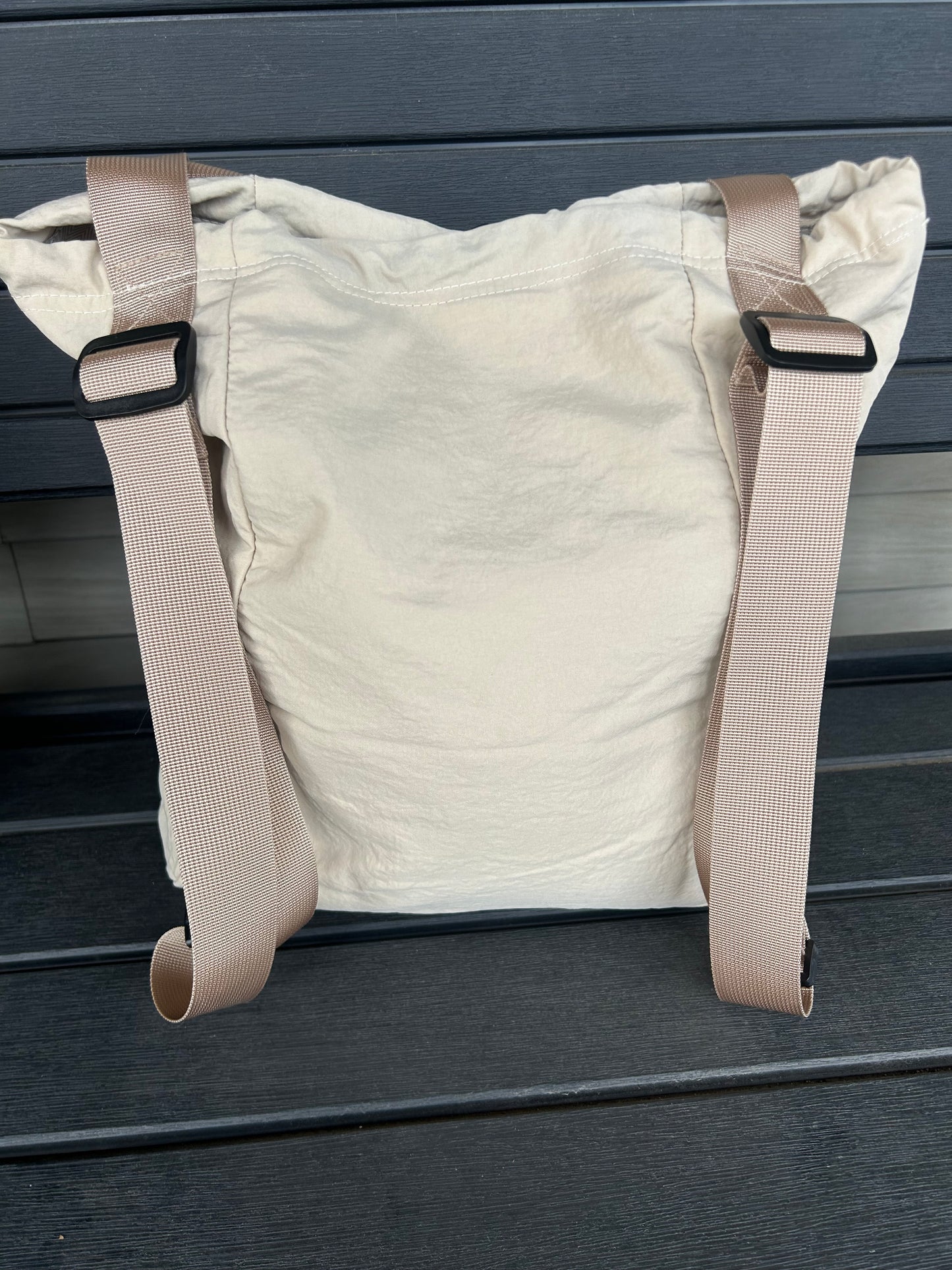 Tag Along Drawstring Tote Bag