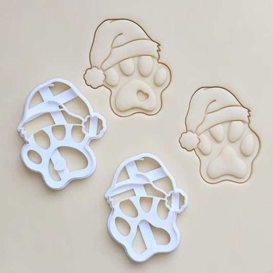 Merry Pawmas Paw Cookie Cutter