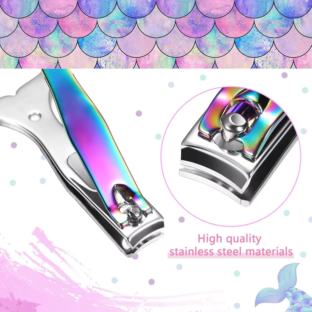 2 Piece Mermaid Nail Clipper Set
