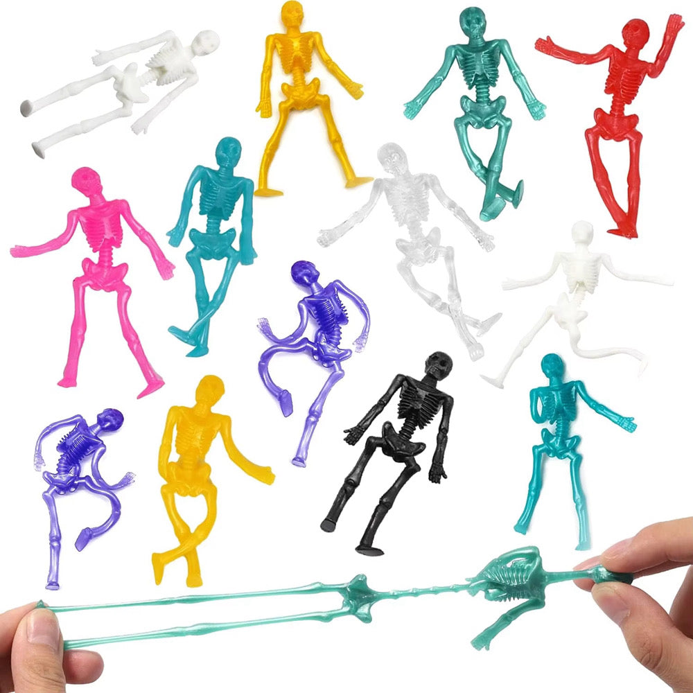 10 Piece Skeleton Squish Set