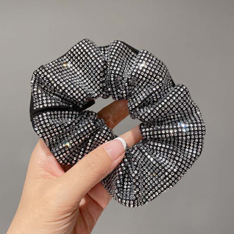 Set of 4 Studded Hair Scrunchie