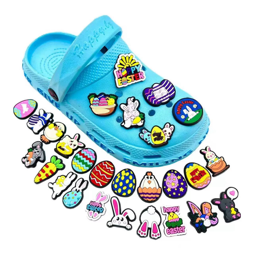 27 Piece Easter Shoe Charm Set