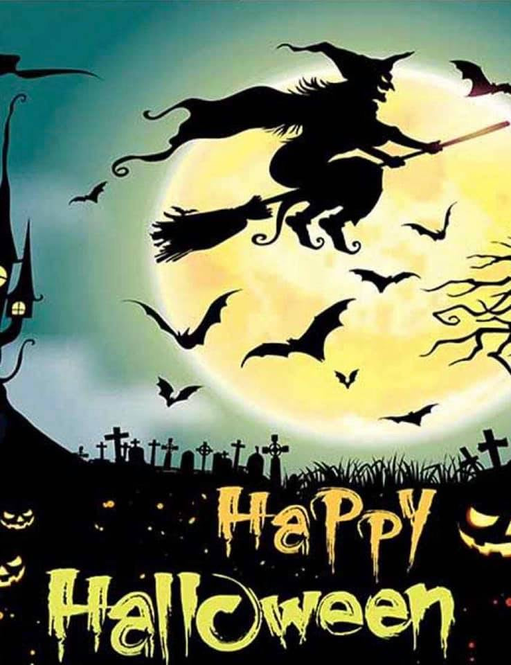 Halloween paint with diamonds