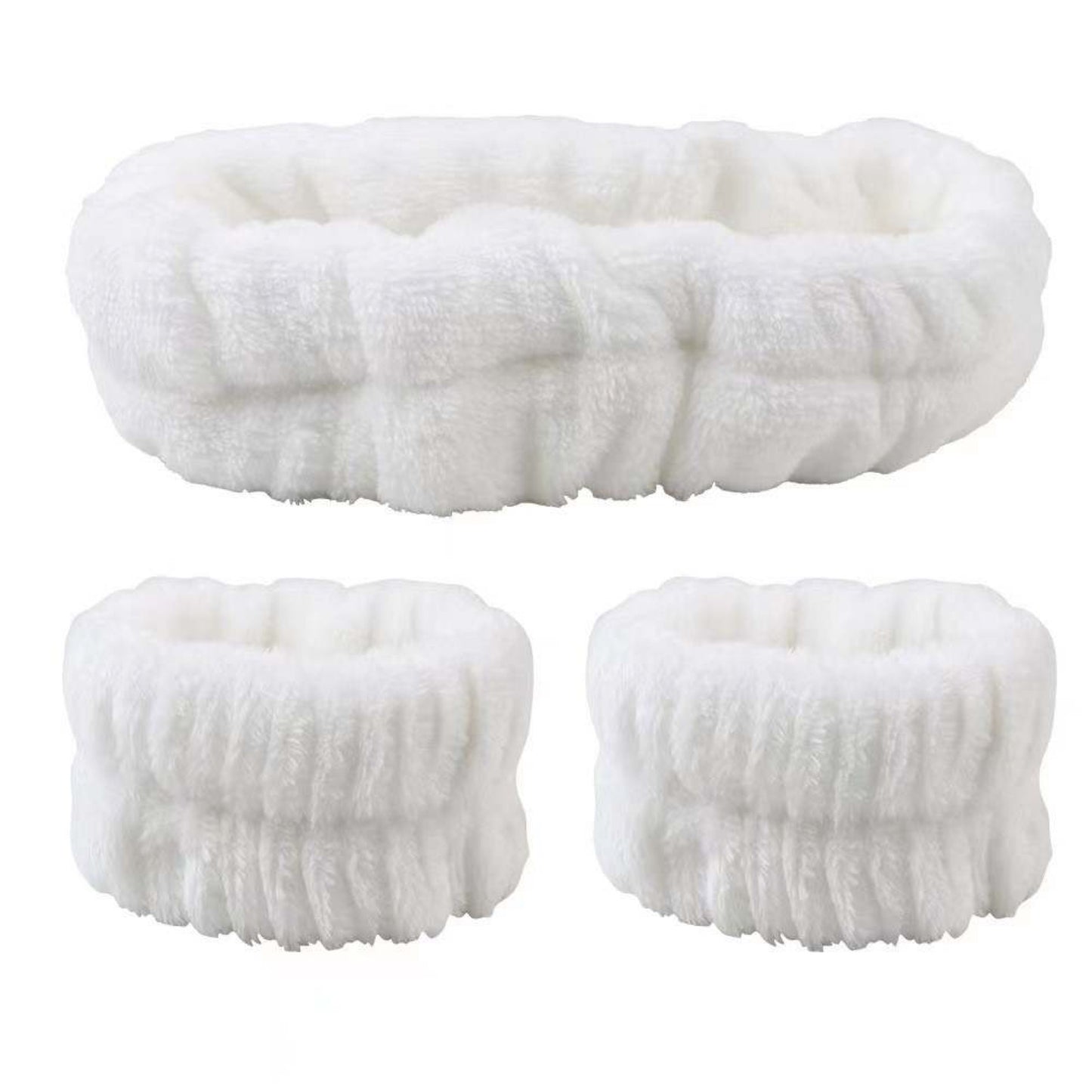 Face Wash Headband And Wristband set