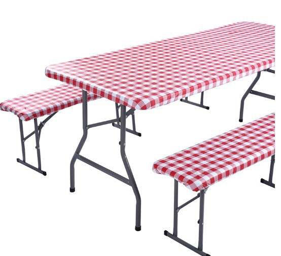 Fitted Picnic Table And Bench Cloth Set