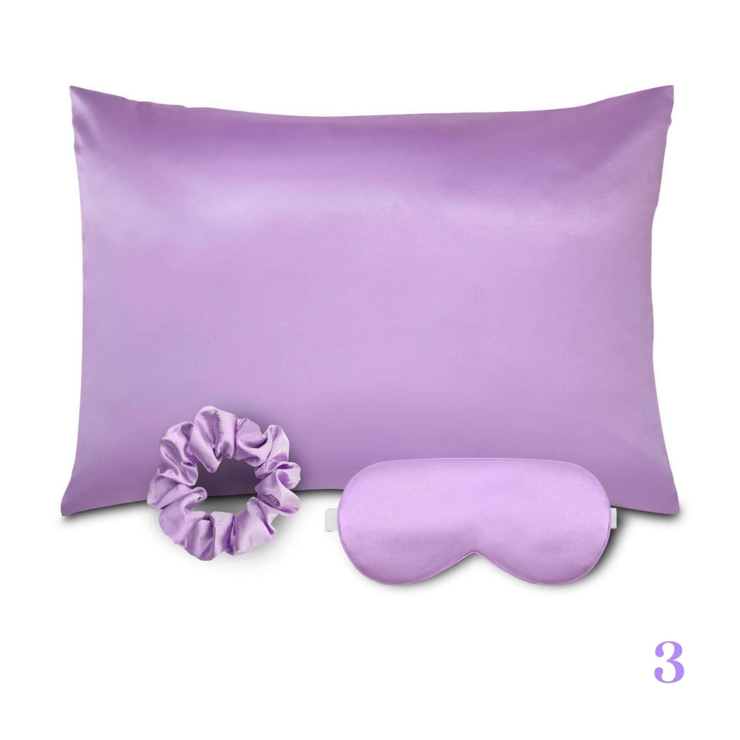 3 Piece Satin Beauty Sleep Set