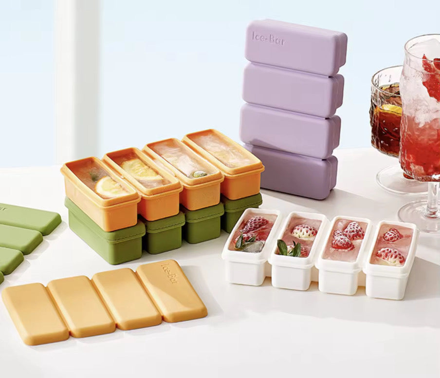 Silicone Rectangle Ice Mold Trays