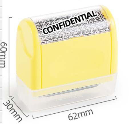 Identity Theft Roller Stamp