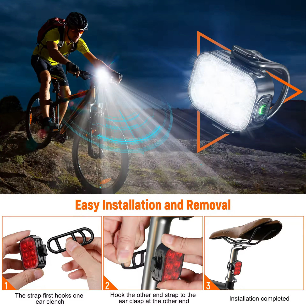Night Rider Rechargeable Bike Light