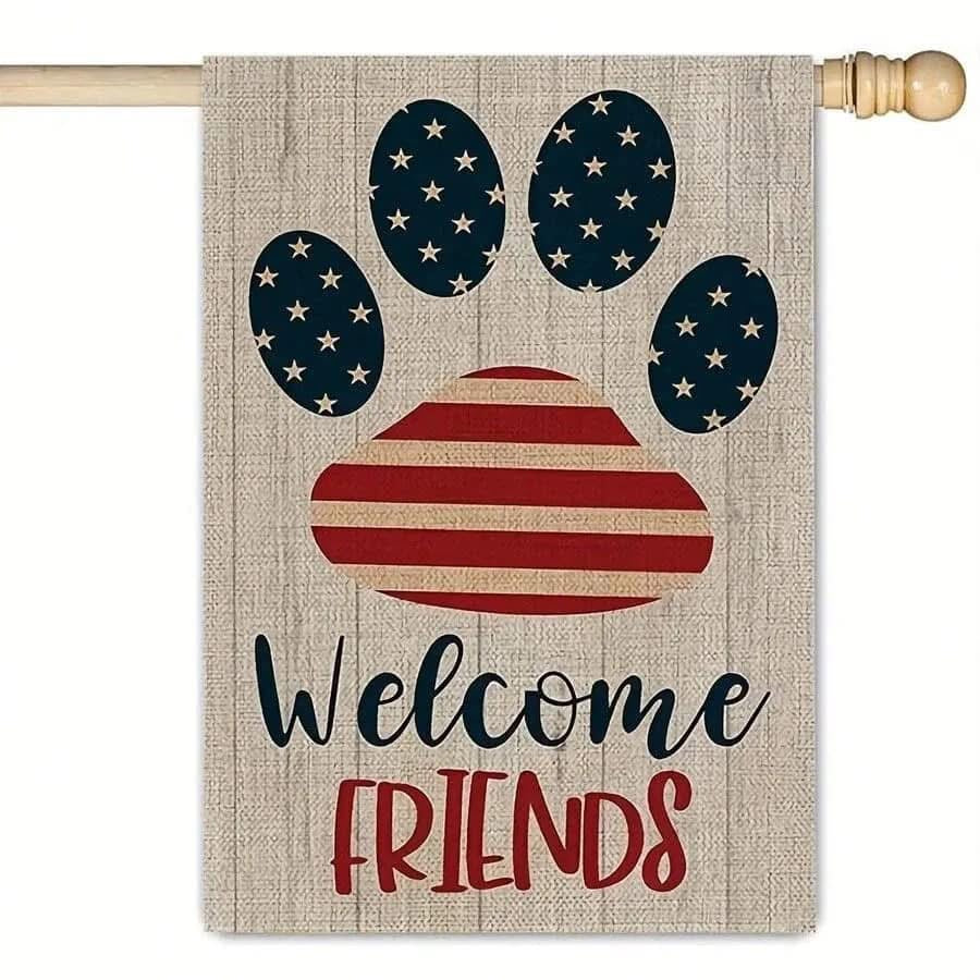 Patriotic Themed Garden Flags