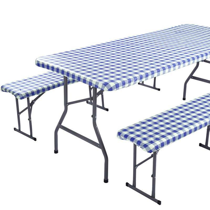 Fitted Picnic Table And Bench Cloth Set