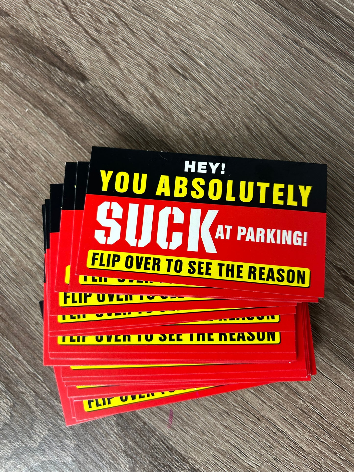 50 Piece Bad Parking Cards