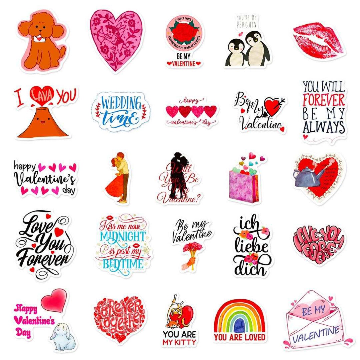 Valentines Vinyl Stickers