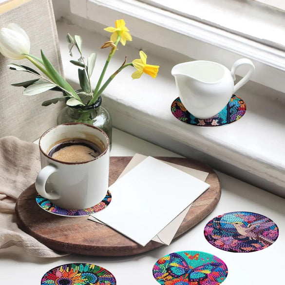 Be Dazzled DIY Paint With Diamond Coaster Set