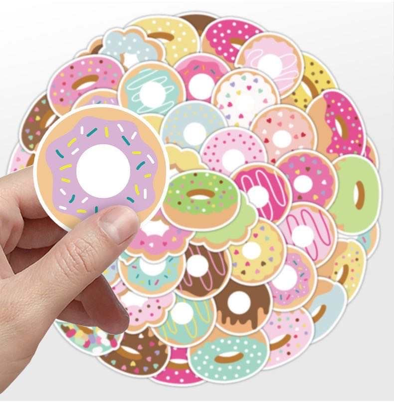 We LOVE Donuts 50 Piece Vinyl Stickers