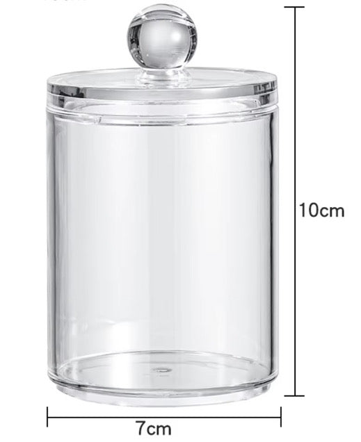 Set of 2 Round Jar Storage