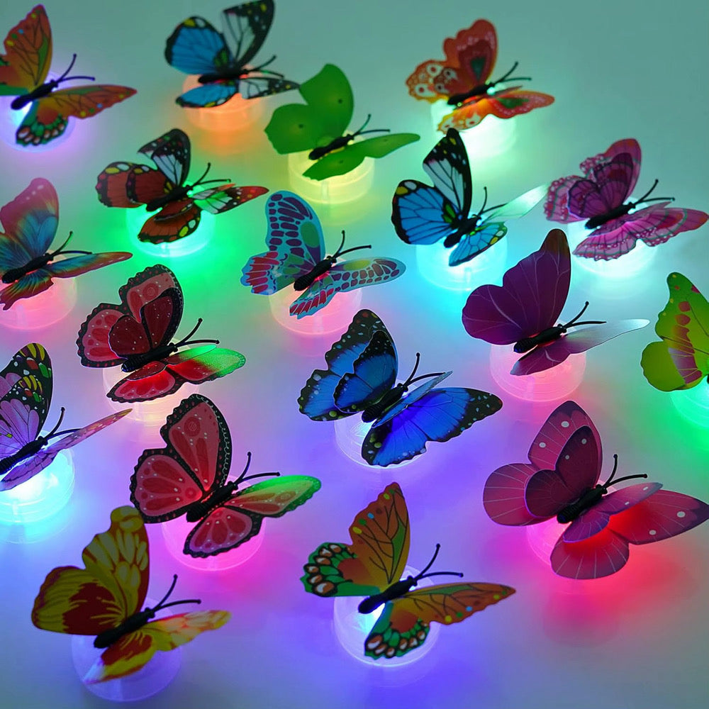 24 Piece Glowing Butterfly Friends