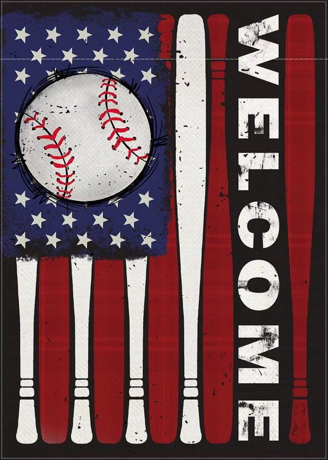 Baseball Garden Flags