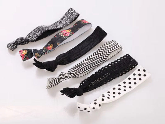 5 Piece Elastic Hair Tie Set