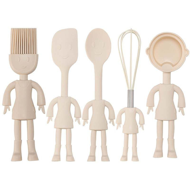Funny silicone kitchen set