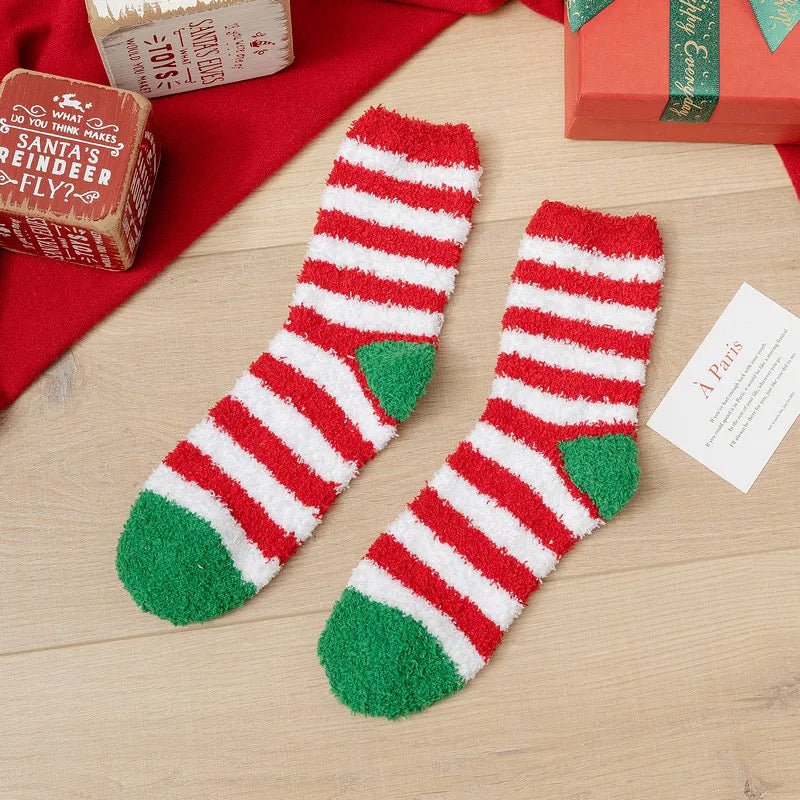 Set of 6 Comfy Christmas Socks
