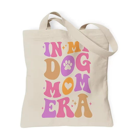 Dog Mom Era Canvas Bag