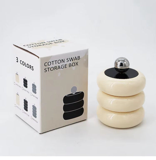Modern Cotton Swab Container