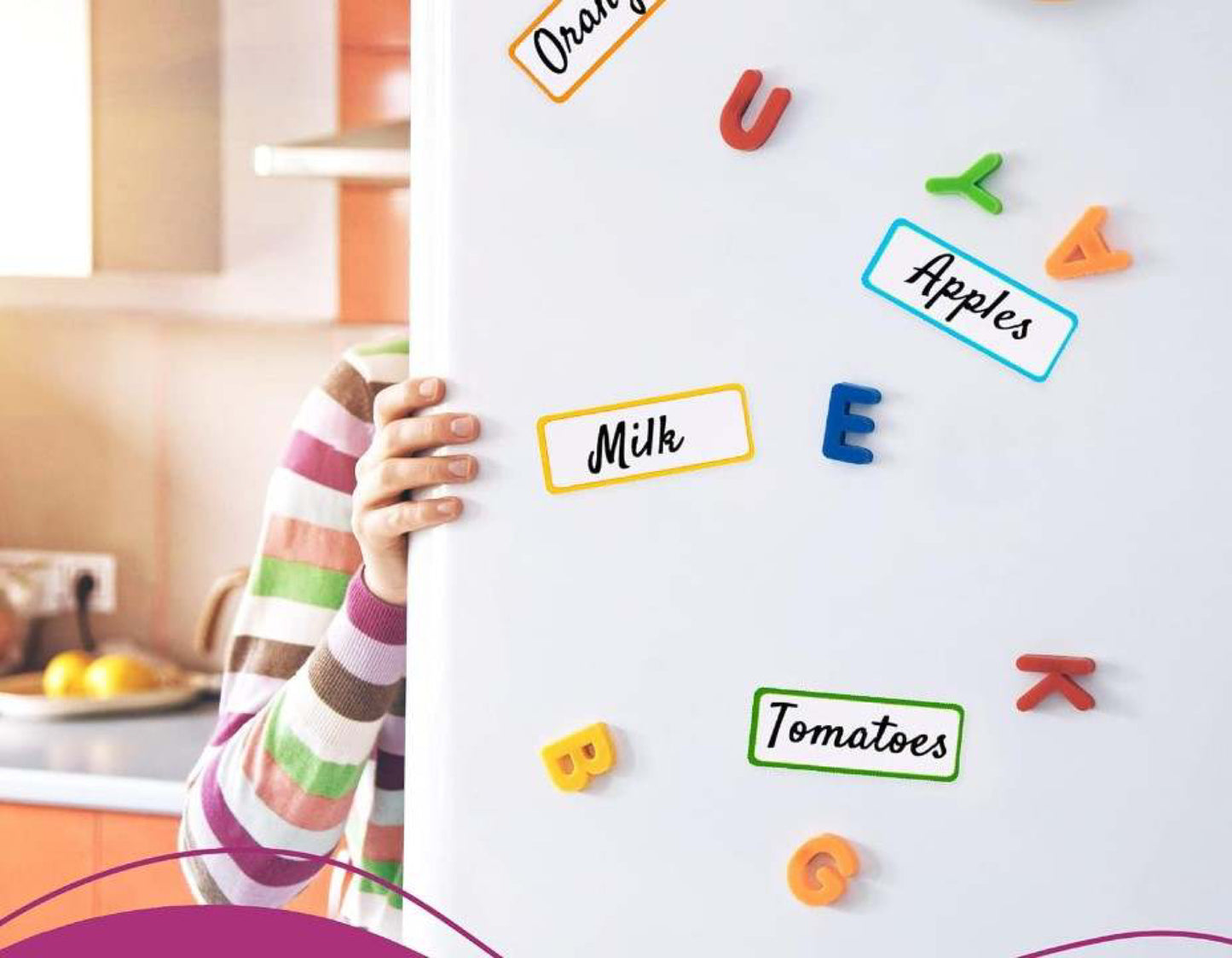 Magnetic dry erase labels