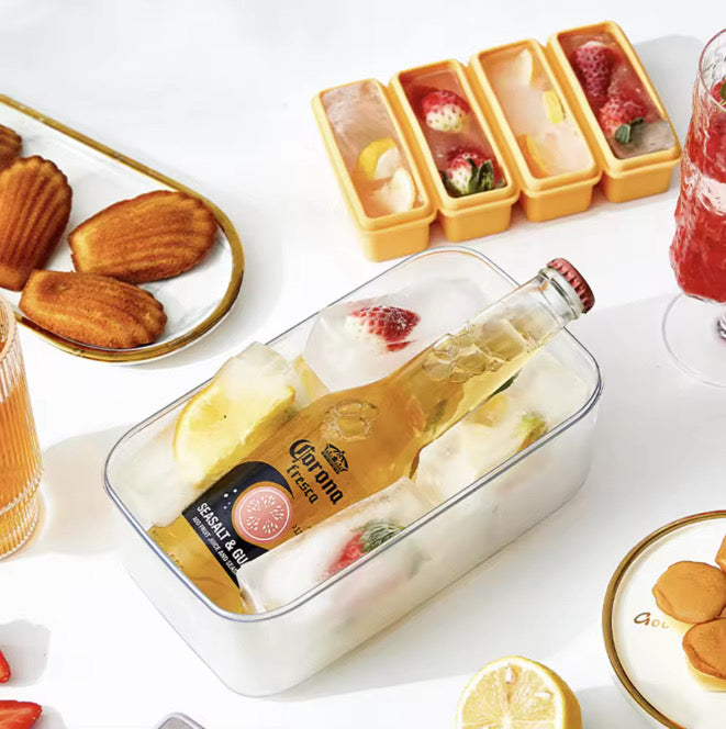 Silicone Rectangle Ice Mold Trays