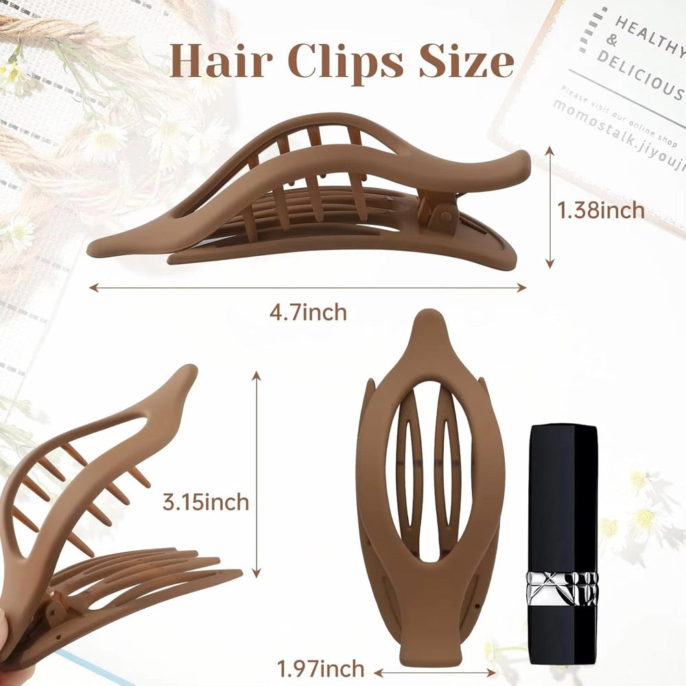 6 Piece Hair Volume Clip Set