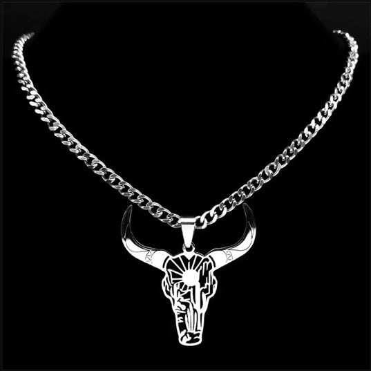 Western Stainless Steel Necklace