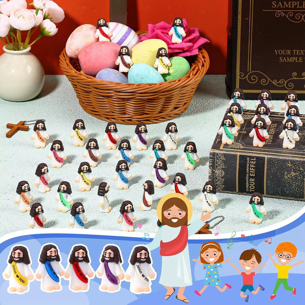 50 Piece Jesus Loves You Figures