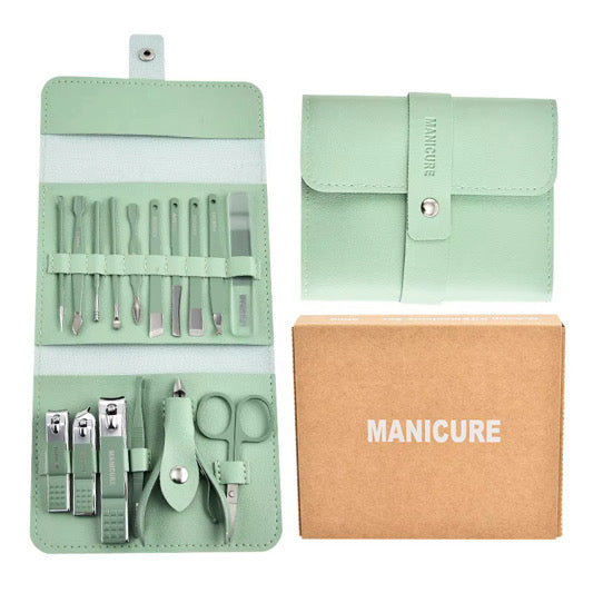 16 PieceFoldable Manicure Set