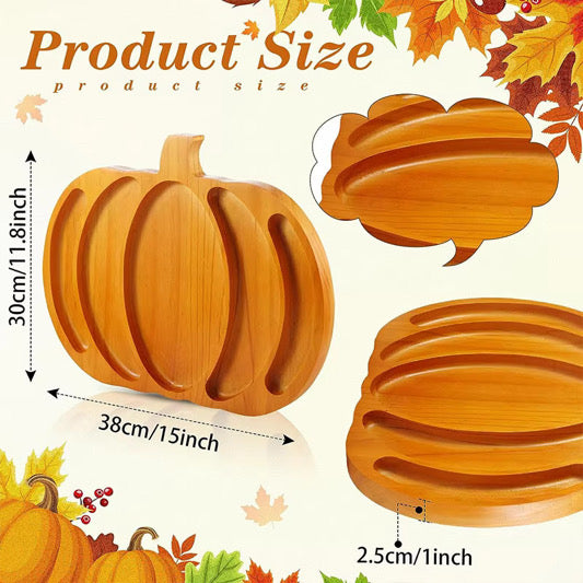 Pass The Pumpkin Pumpkin Serving Tray