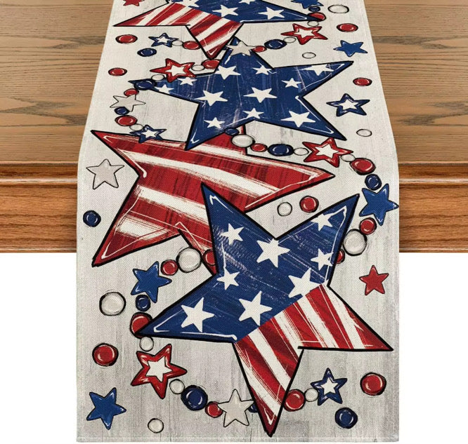 Partriotic Table Runners