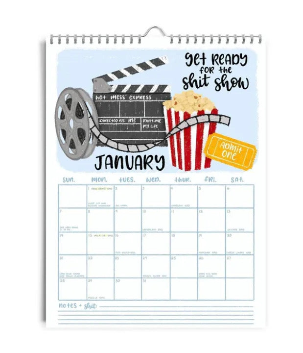 Here We Go Again 2025 Calendar