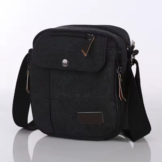 Canvas Messenger Tote Bag