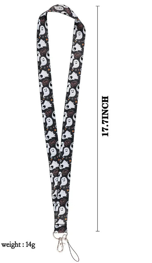 Haunted Halloween Neck Lanyard