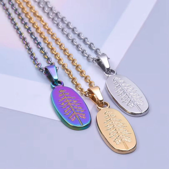 Trendy Tree of Chic Stainless Steel Necklace