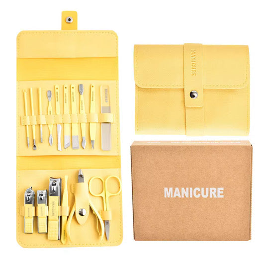 16 PieceFoldable Manicure Set